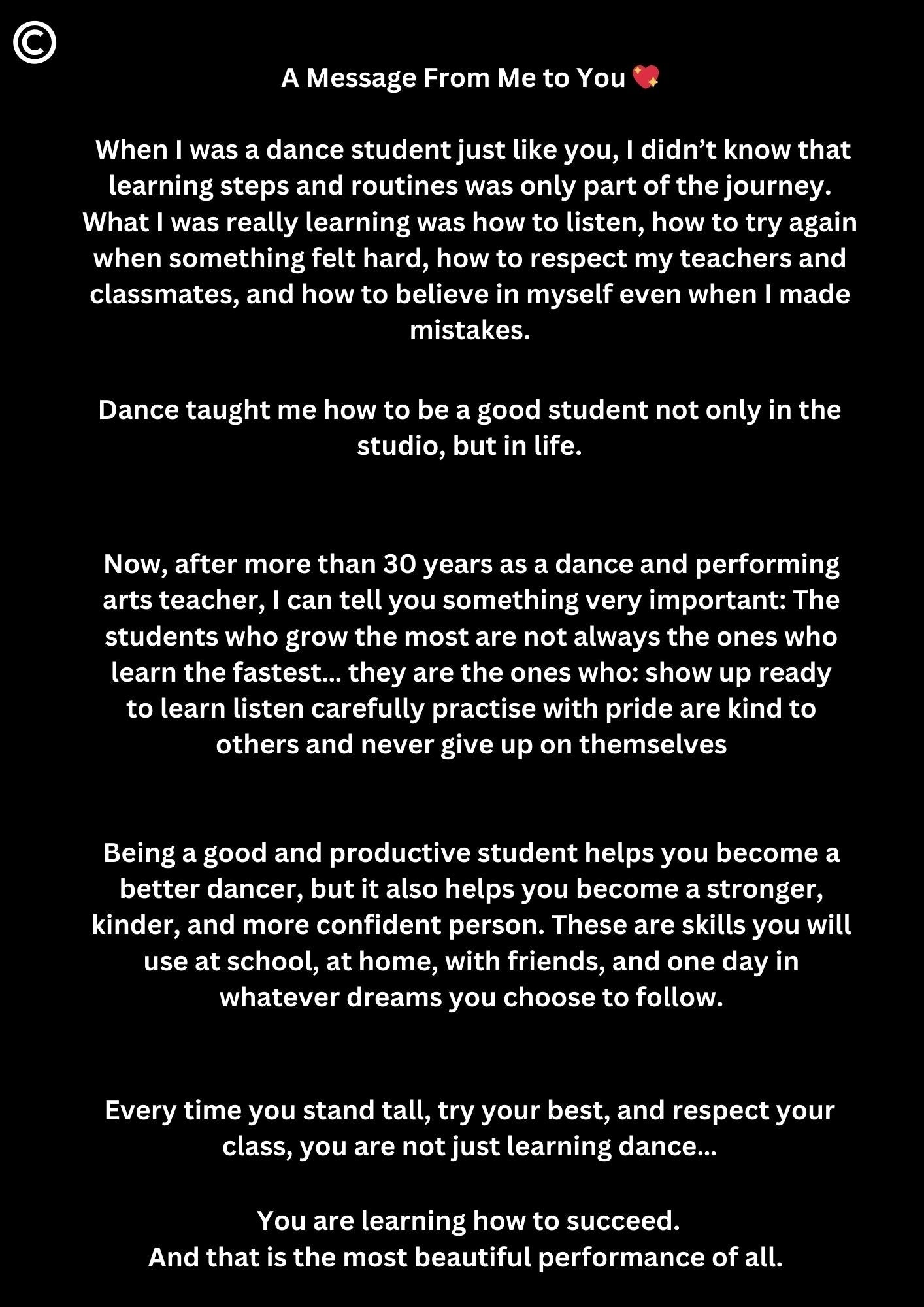 Becoming a Better Dance Student - Tips Every Young Dancer Needs