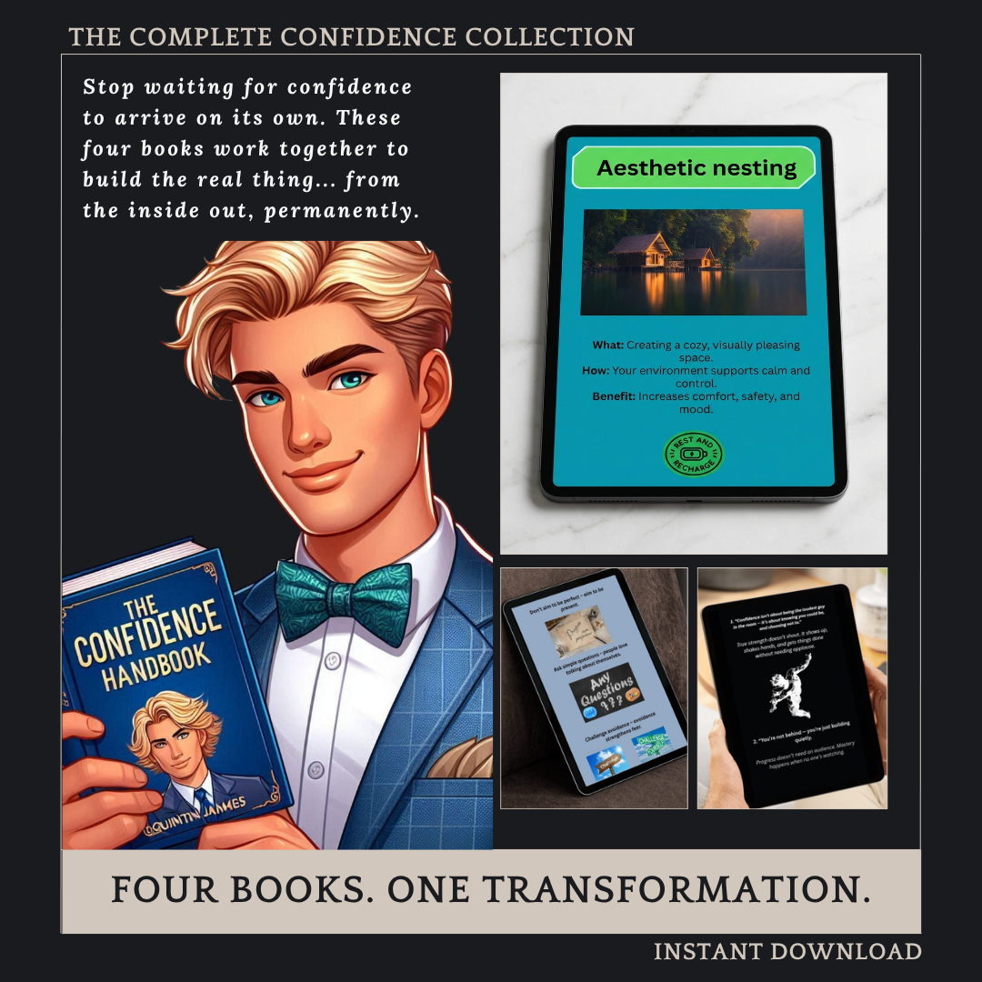 Complete confidence ebook collection bundle four books by Quintin James Confi and Co instant download
