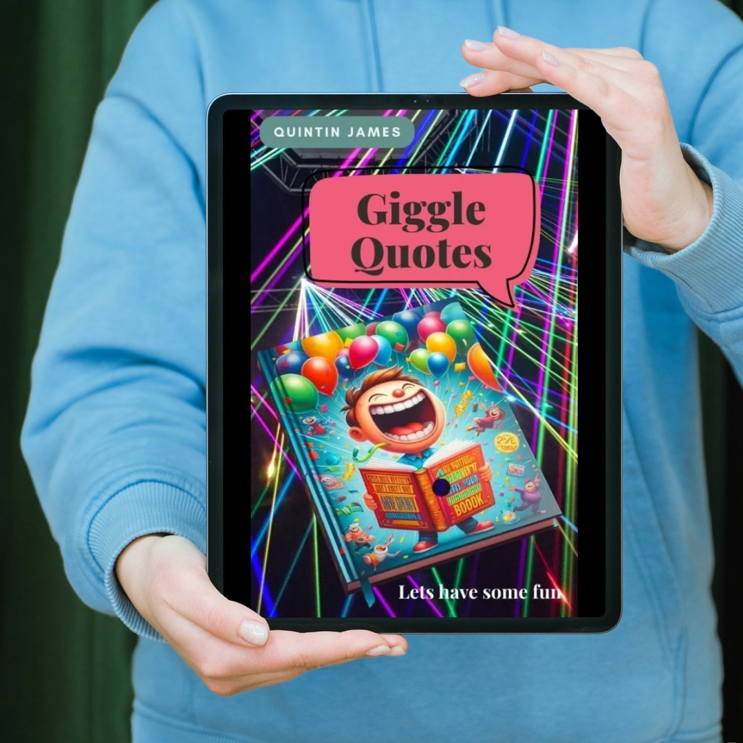 Giggle Quotes funny confidence ebook by Quintin James - humor quotes for adults