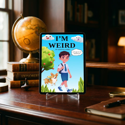 I'm Weird kids book about being wonderfully different by Quintin James