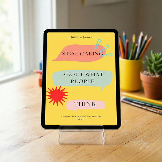 Kids Confidence Ebook Stop Caring What People Think by Quintin James Confi and Co