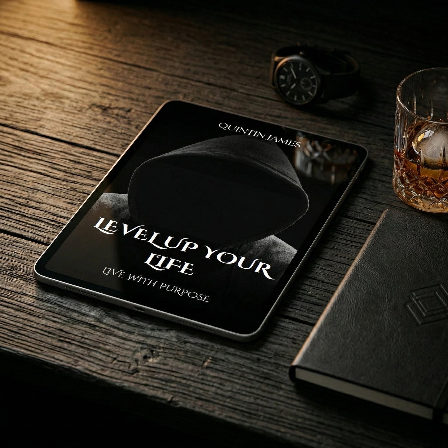 Level Up Your Life motivational quotes for men ebook by Quintin James on iPad