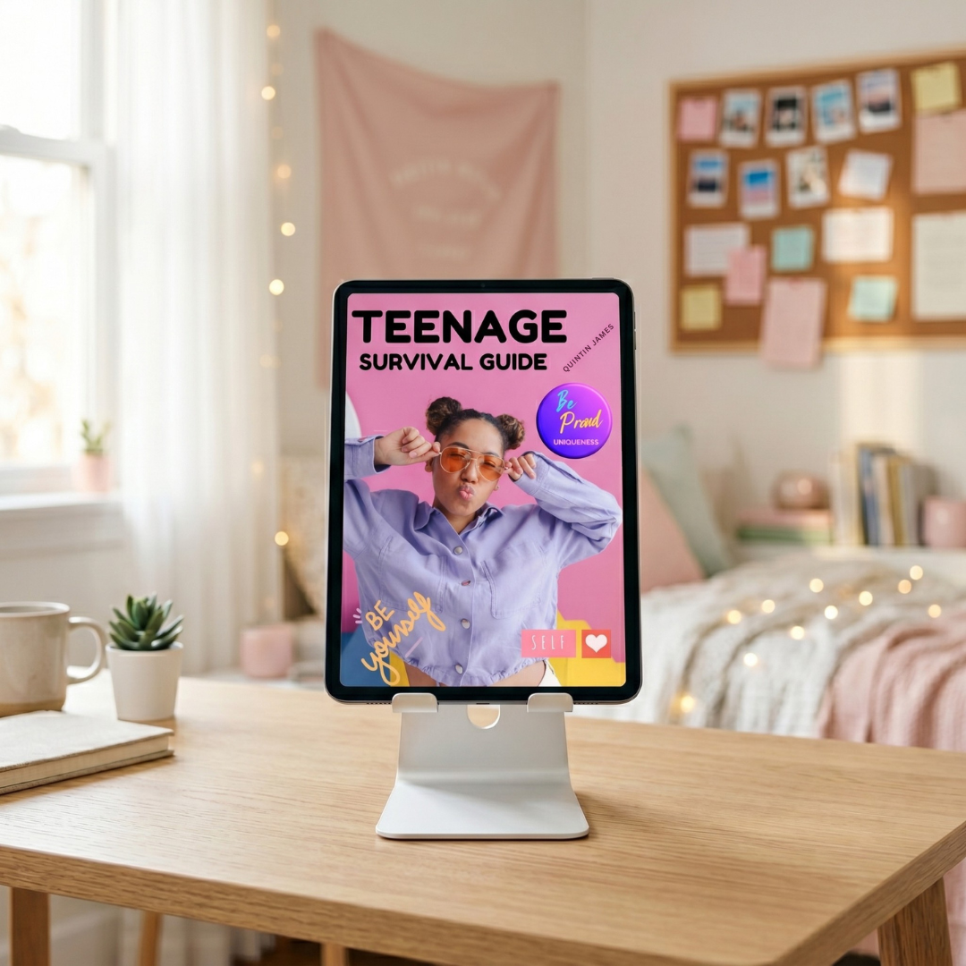 Teenage Survival Guide ebook teen girl confidence and life skills by Quintin James Confi and Co instant download