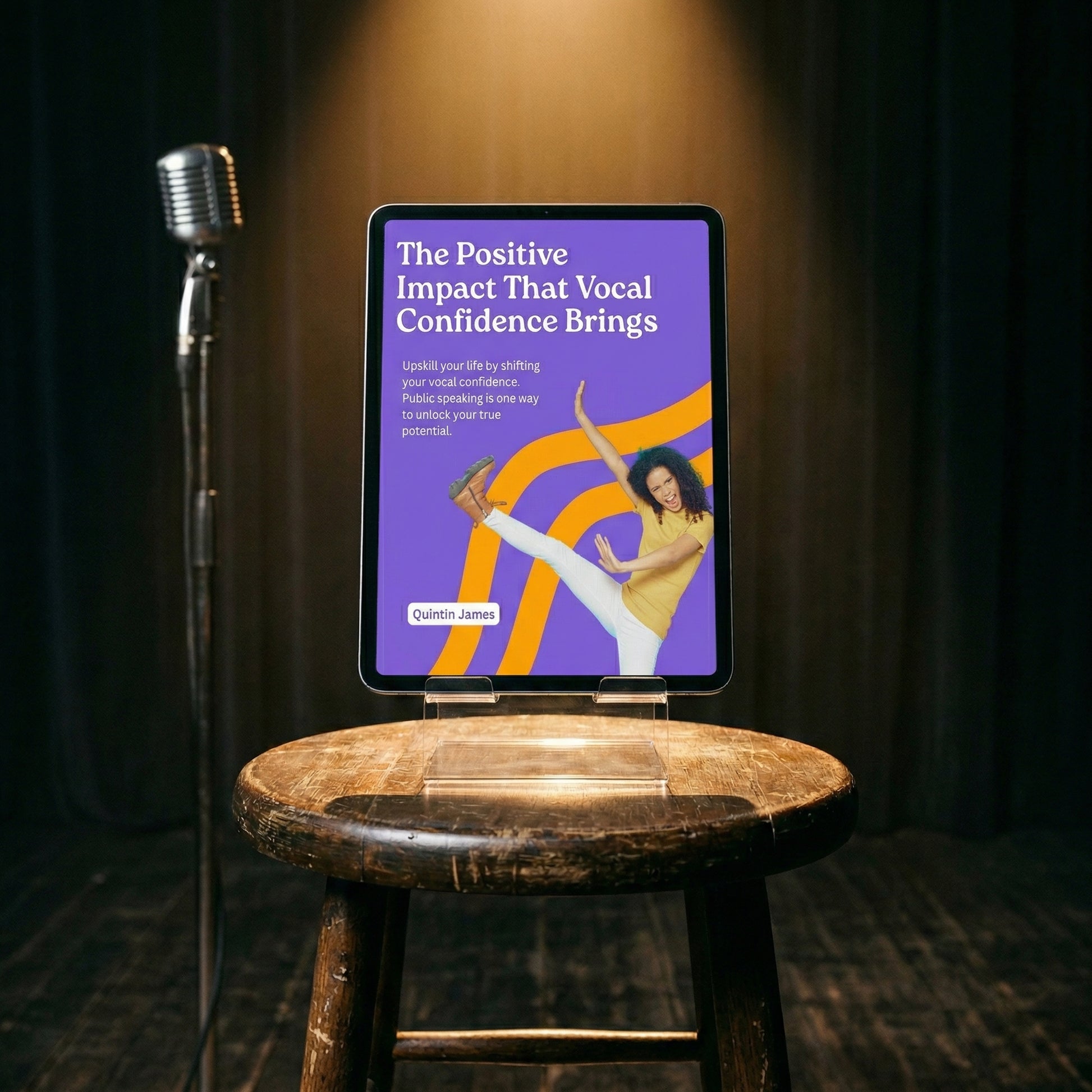 Vocal confidence and public speaking ebook by Quintin James Confi and Co instant digital download
