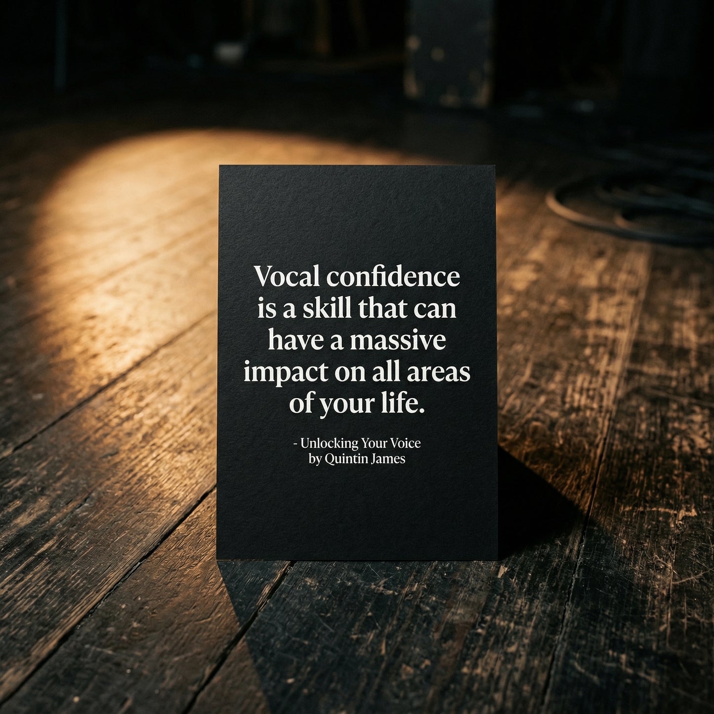 Quote from vocal confidence ebook by Quintin James Confi and Co vocal confidence changes everything