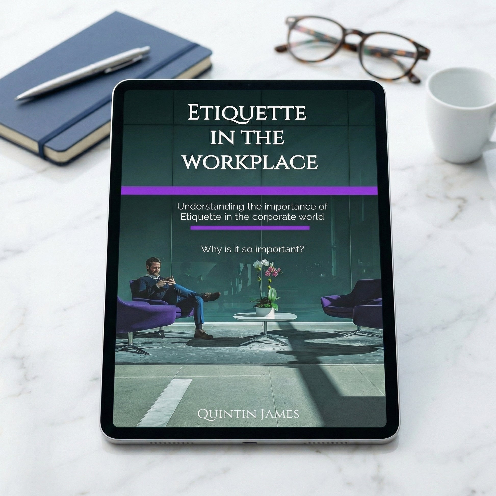 Workplace etiquette guide polished professional ebook by Quintin James on iPad