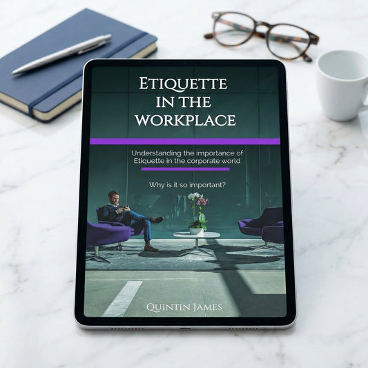 Workplace etiquette guide polished professional ebook by Quintin James on iPad